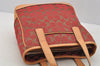 Authentic COACH Vintage Signature Hand Bag Purse Canvas Leather 6092 Red 6873I