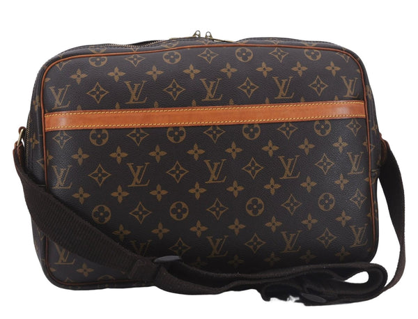 Auth Louis Vuitton Monogram Reporter GM Shoulder Cross Body Bag M45252 LV 6875D