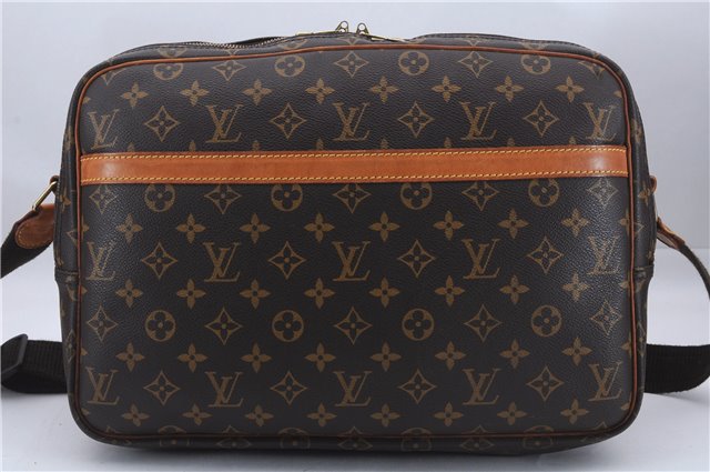 Auth Louis Vuitton Monogram Reporter GM Shoulder Cross Body Bag M45252 LV 6875D