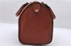 Authentic Louis Vuitton Epi Speedy 25 Hand Boston Bag Brown M43013 LV 6877D