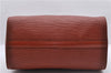 Authentic Louis Vuitton Epi Speedy 25 Hand Boston Bag Brown M43013 LV 6877D