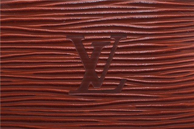 Authentic Louis Vuitton Epi Speedy 25 Hand Boston Bag Brown M43013 LV 6877D