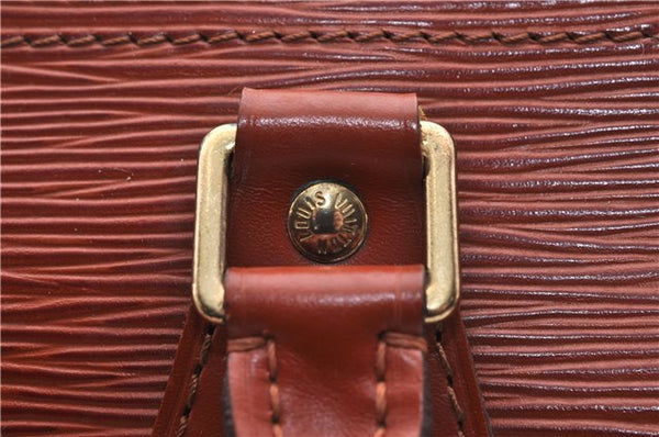 Authentic Louis Vuitton Epi Speedy 25 Hand Boston Bag Brown M43013 LV 6877D