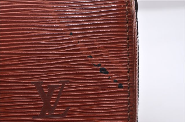 Authentic Louis Vuitton Epi Speedy 25 Hand Boston Bag Brown M43013 LV 6877D