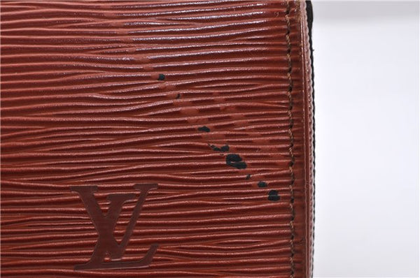 Authentic Louis Vuitton Epi Speedy 25 Hand Boston Bag Brown M43013 LV 6877D