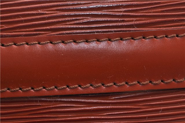 Authentic Louis Vuitton Epi Speedy 25 Hand Boston Bag Brown M43013 LV 6877D