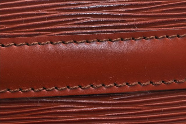 Authentic Louis Vuitton Epi Speedy 25 Hand Boston Bag Brown M43013 LV 6877D