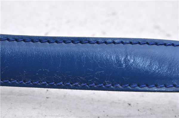 Auth LOUIS VUITTON Epi Saint Cloud GM Shoulder Cross Body Bag M52195 Blue 6878C