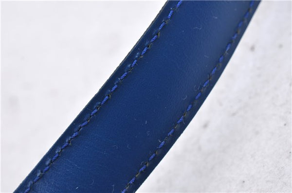 Auth LOUIS VUITTON Epi Saint Cloud GM Shoulder Cross Body Bag M52195 Blue 6878C