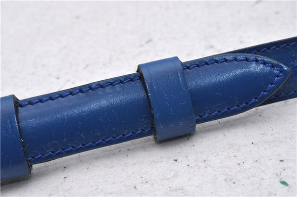 Auth LOUIS VUITTON Epi Saint Cloud GM Shoulder Cross Body Bag M52195 Blue 6878C