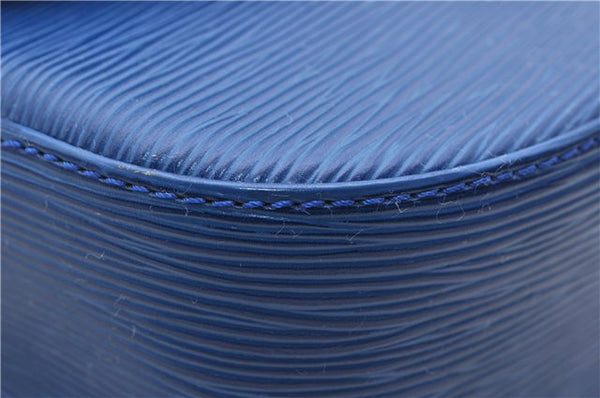 Auth LOUIS VUITTON Epi Saint Cloud GM Shoulder Cross Body Bag M52195 Blue 6878C