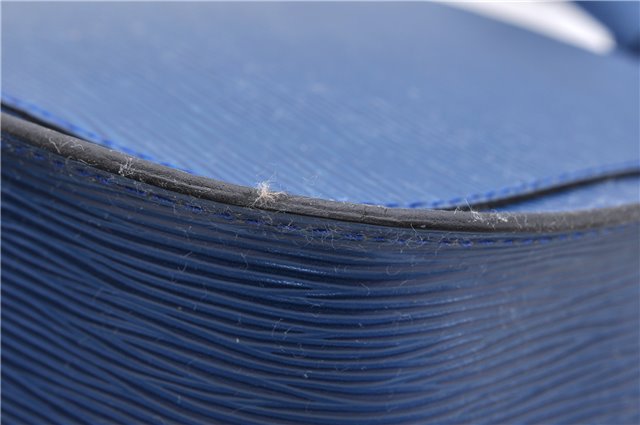 Auth LOUIS VUITTON Epi Saint Cloud GM Shoulder Cross Body Bag M52195 Blue 6878C