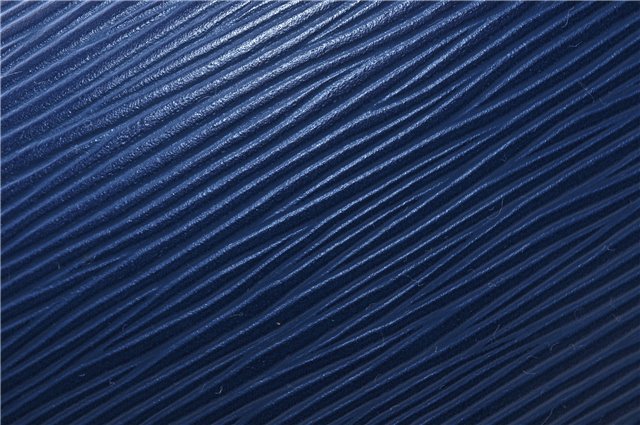 Auth LOUIS VUITTON Epi Saint Cloud GM Shoulder Cross Body Bag M52195 Blue 6878C