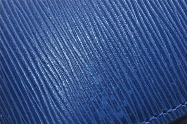 Auth LOUIS VUITTON Epi Saint Cloud GM Shoulder Cross Body Bag M52195 Blue 6878C