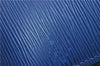 Auth LOUIS VUITTON Epi Saint Cloud GM Shoulder Cross Body Bag M52195 Blue 6878C