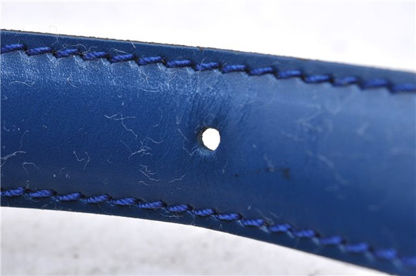 Auth LOUIS VUITTON Epi Saint Cloud GM Shoulder Cross Body Bag M52195 Blue 6878C