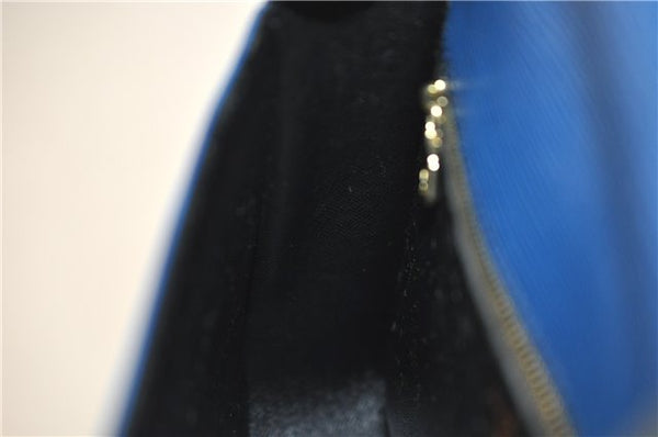 Auth LOUIS VUITTON Epi Saint Cloud GM Shoulder Cross Body Bag M52195 Blue 6878C