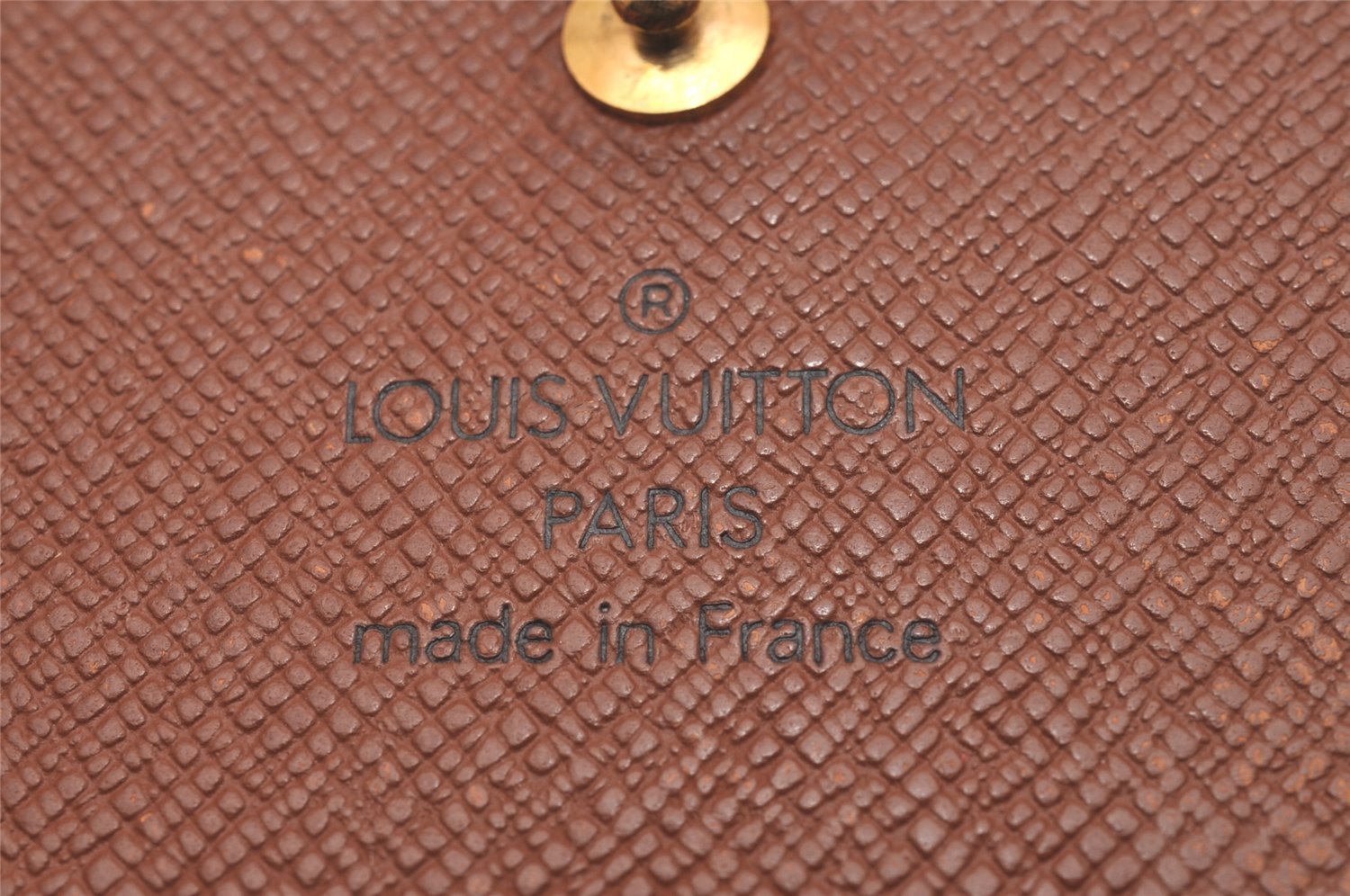 Auth Louis Vuitton Monogram Porte Monnaie Billets Tresor Wallet M61730 LV 6878I