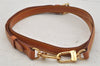 Authentic Louis Vuitton Leather Shoulder Strap Brown 40.9-47.6" LV 6879I