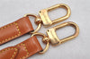 Authentic Louis Vuitton Leather Shoulder Strap Brown 40.9-47.6" LV 6879I