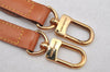 Authentic Louis Vuitton Leather Shoulder Strap Brown 40.9-47.6" LV 6879I