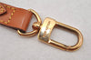 Authentic Louis Vuitton Leather Shoulder Strap Brown 40.9-47.6" LV 6879I