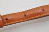 Authentic Louis Vuitton Leather Shoulder Strap Brown 40.9-47.6" LV 6879I