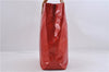 Authentic Louis Vuitton Vernis Reade MM Hand Bag Red M91086 LV 6881D