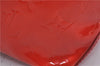 Authentic Louis Vuitton Vernis Reade MM Hand Bag Red M91086 LV 6881D