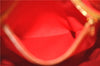 Authentic Louis Vuitton Vernis Reade MM Hand Bag Red M91086 LV 6881D