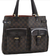 Authentic Louis Vuitton Damier Uzes Shoulder Tote Bag Purse N51128 LV 6881E