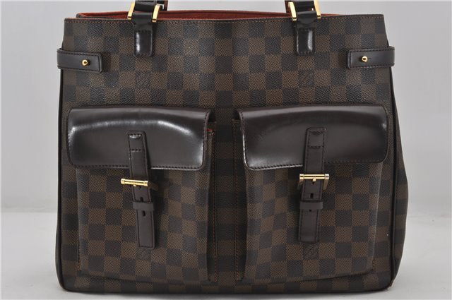 Authentic Louis Vuitton Damier Uzes Shoulder Tote Bag Purse N51128 LV 6881E