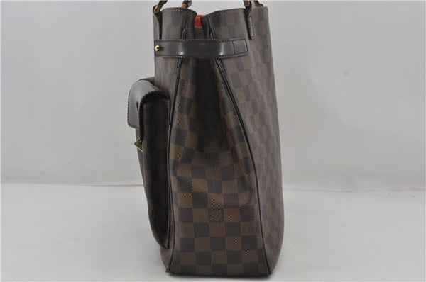 Authentic Louis Vuitton Damier Uzes Shoulder Tote Bag Purse N51128 LV 6881E