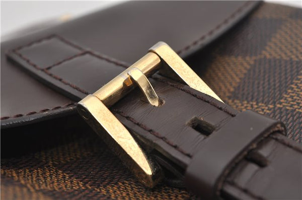 Authentic Louis Vuitton Damier Uzes Shoulder Tote Bag Purse N51128 LV 6881E