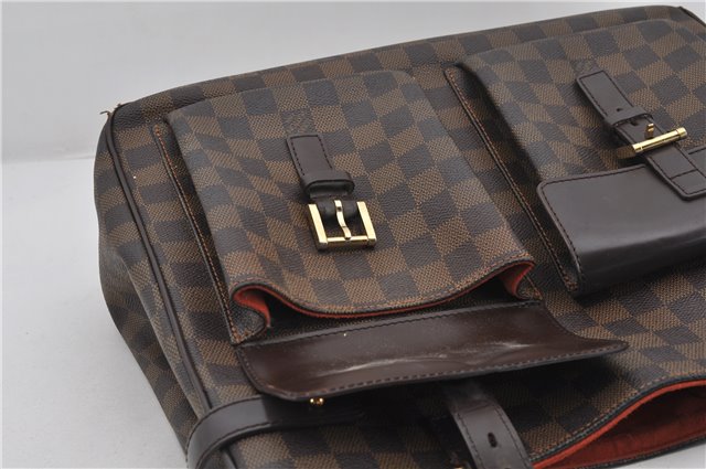 Authentic Louis Vuitton Damier Uzes Shoulder Tote Bag Purse N51128 LV 6881E