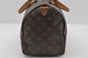 Authentic Louis Vuitton Monogram Speedy 30 Hand Boston Bag M41526 LV 6881I