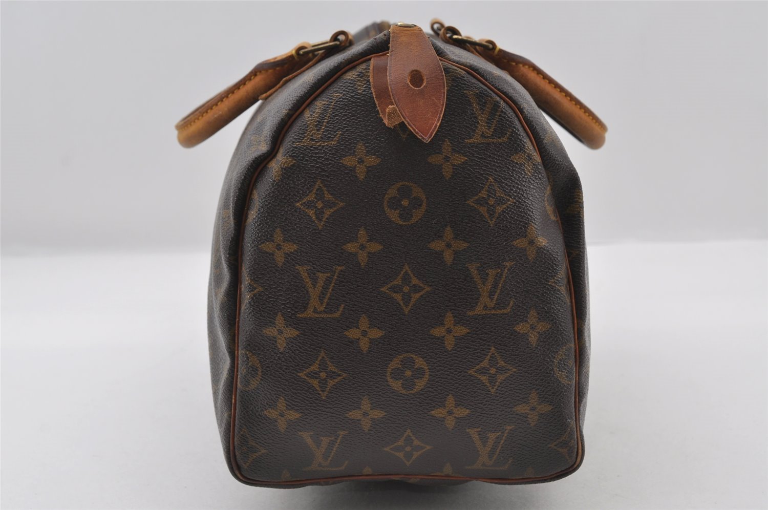 Authentic Louis Vuitton Monogram Speedy 30 Hand Boston Bag M41526 LV 6881I