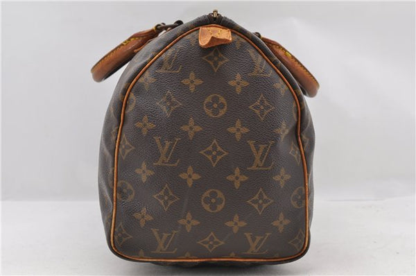 Authentic LOUIS VUITTON Monogram Speedy 30 Hand Bag M41526 LV 6884C