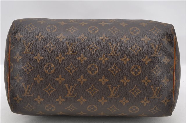 Authentic LOUIS VUITTON Monogram Speedy 30 Hand Bag M41526 LV 6884C