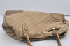 Authentic GUCCI Princy GG Canvas Leather Shoulder Tote Bag 163805 Beige 6886I