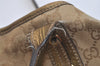 Authentic GUCCI Princy GG Canvas Leather Shoulder Tote Bag 163805 Beige 6886I
