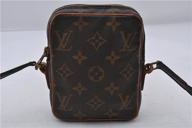 Auth LOUIS VUITTON Monogram Mini Poche Danube Shoulder Cross Bag M45268 LV 6887C