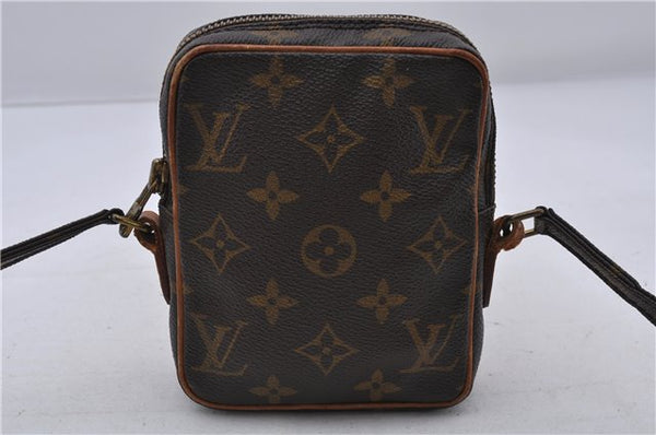 Auth LOUIS VUITTON Monogram Mini Poche Danube Shoulder Cross Bag M45268 LV 6887C