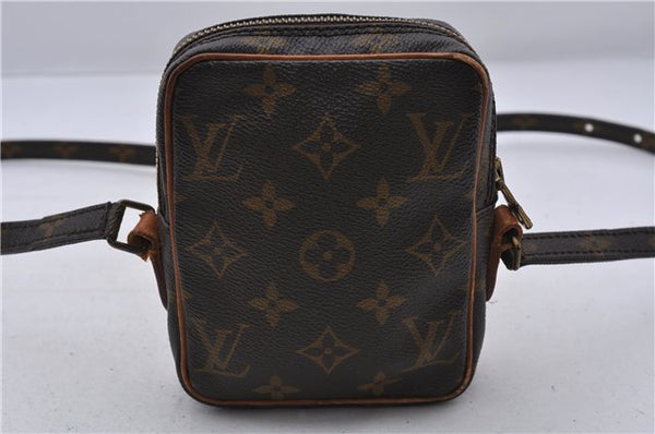 Auth LOUIS VUITTON Monogram Mini Poche Danube Shoulder Cross Bag M45268 LV 6887C