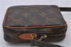 Auth LOUIS VUITTON Monogram Mini Poche Danube Shoulder Cross Bag M45268 LV 6887C