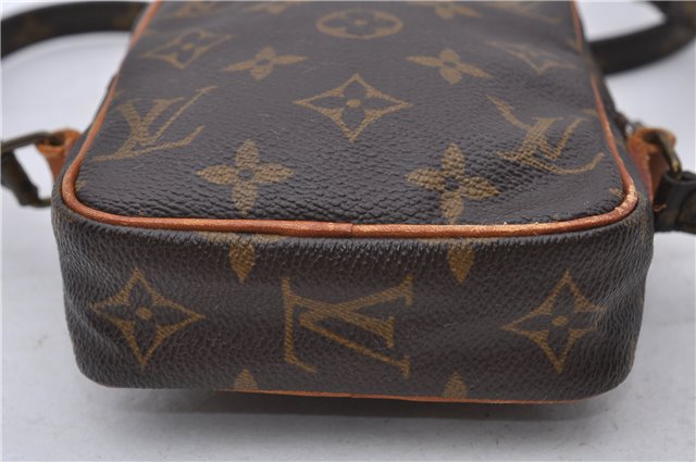 Auth LOUIS VUITTON Monogram Mini Poche Danube Shoulder Cross Bag M45268 LV 6887C