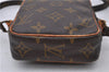 Auth LOUIS VUITTON Monogram Mini Poche Danube Shoulder Cross Bag M45268 LV 6887C