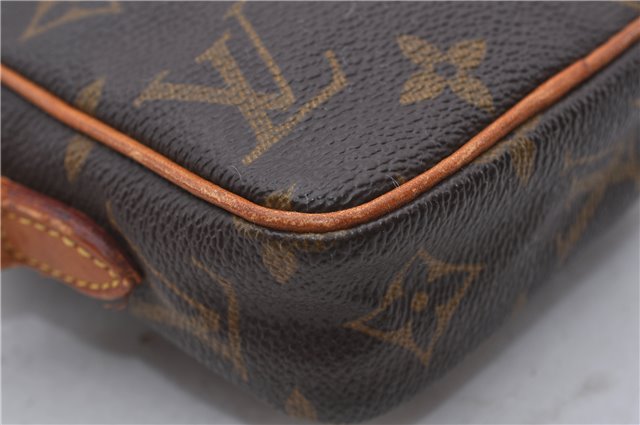 Auth LOUIS VUITTON Monogram Mini Poche Danube Shoulder Cross Bag M45268 LV 6887C