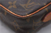 Auth LOUIS VUITTON Monogram Mini Poche Danube Shoulder Cross Bag M45268 LV 6887C