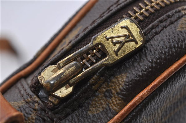 Auth LOUIS VUITTON Monogram Mini Poche Danube Shoulder Cross Bag M45268 LV 6887C